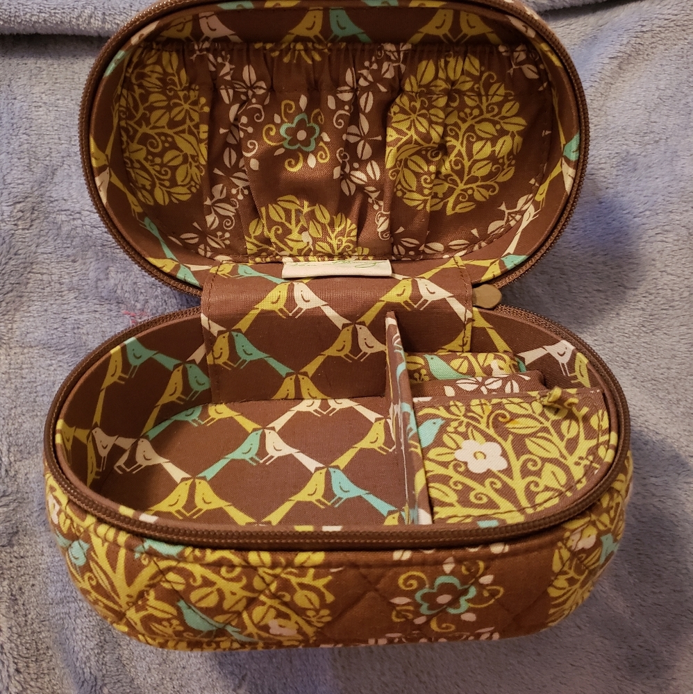 Vera Bradley Travel Hard Case Jewelry Box